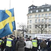 Bild från manifestationen.