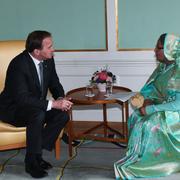 Statsminister Stefan Löfven tog emot Bangladeshs premiärminister H.E. Ms Sheikh Hasina Wajed på Rosenbad. Det var då händelsen inträffade.