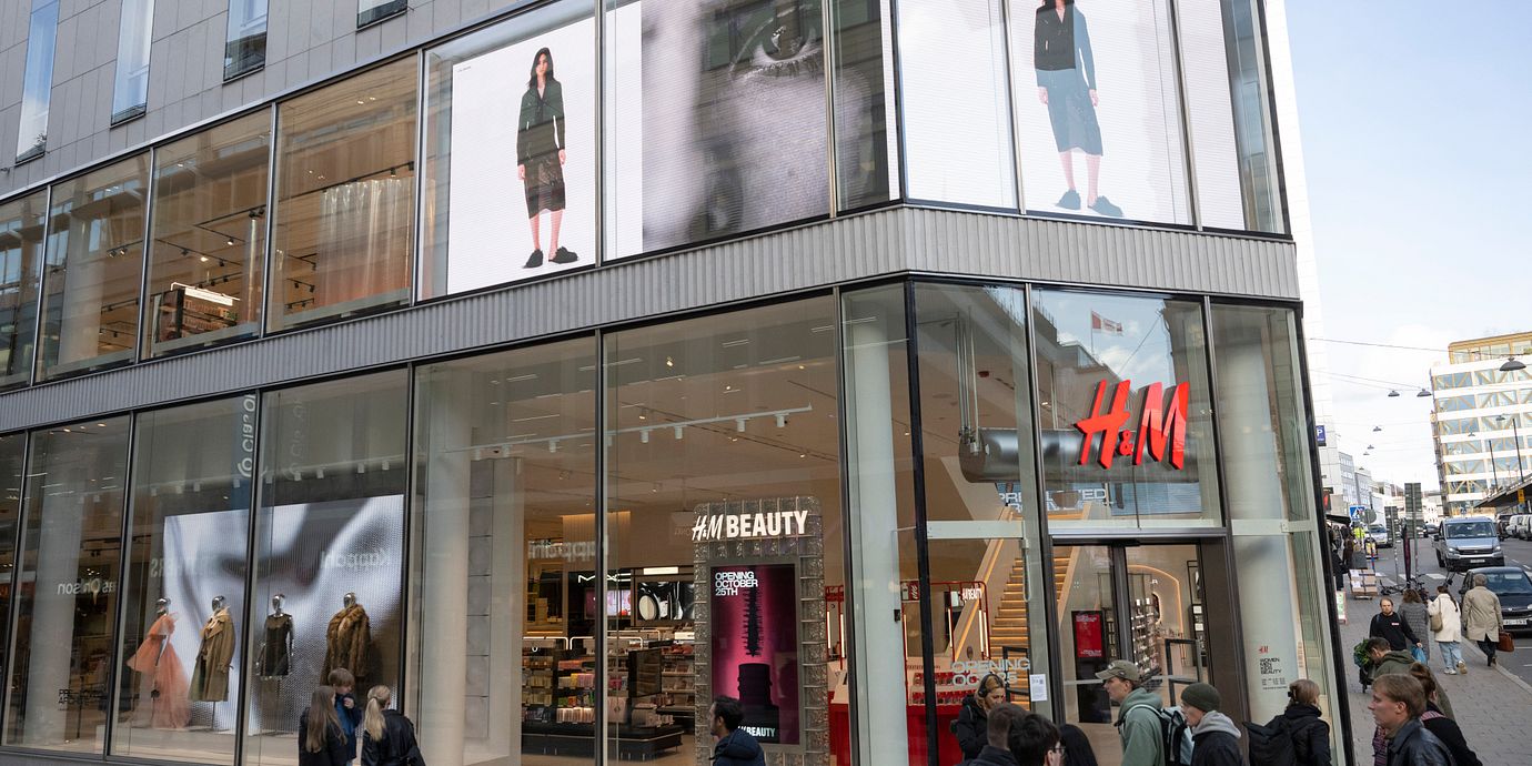 H&M:s butik på Drottninggatan i Stockholm.