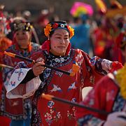 Nyårsfirande i Peking.