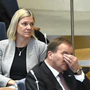 Magdalena Andersson och Stefan Löfven.