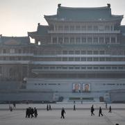 Kim Il Sung-torget i Pyongyang.