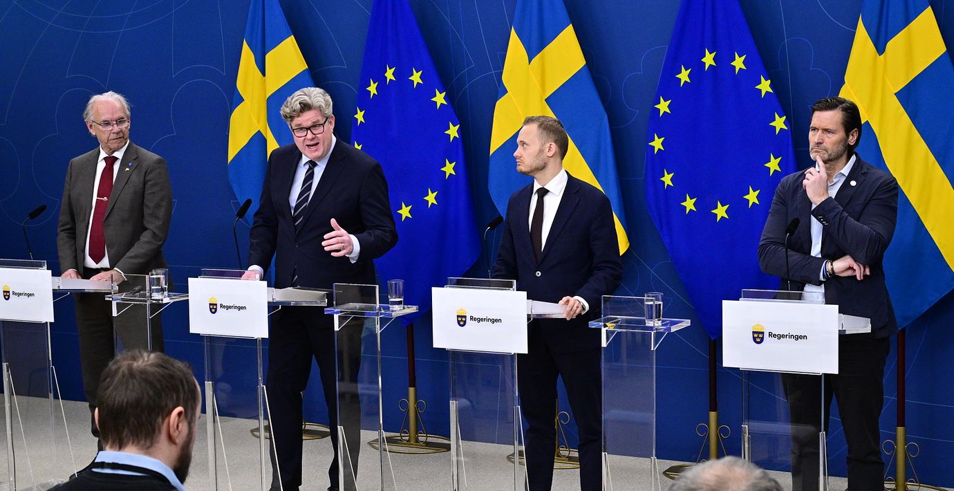 Regeringen presenterar straffreformen.