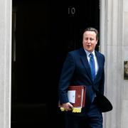 Britain's Chancellor of the Exchequer George Osborne leaves 11 Downing Street, in London for prime minister's questions, Wednesday, July 13, 2016. David Cameron will be appearing before Parliament as prime minister for the last time before handing over to successor Theresa May.