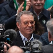 Presidentkandidaten António José Seguro några dagar innan valet.