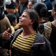 Protester i Sri Lanka 2022. 