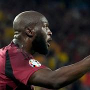 Lukaku firade stort innan domaren dömde bort målet. 