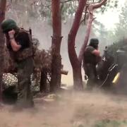 Ryska soldater på en ospecificerad plats i Ukraina.