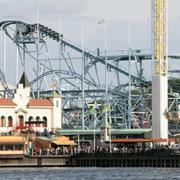 Nöjesparken Gröna Lund på Djurgården i Stockholm.
