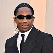 Travis Scott under premiären av ”The Odyssey”-