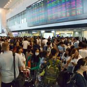 Narita-flygplatsen utanför Tokyo.