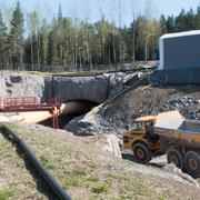 Arkivbild: Tunnelbygget på Lovön.