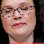 Socialdemokraternas ordförande Andrea Nahles.