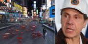 Times Square i New York/Andrew Cuomo. TT