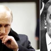 Vladimir Putin och hans företrädare Leonid Bresjnev som inte heller var så populär hos amerikanerna.