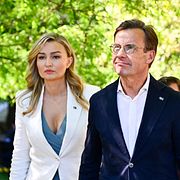 Statsminister Ulf Kristersson (M) och energi- och näringsminister Ebba Busch (KD).