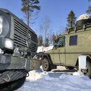 Arméövningen Northern Wind i östra Norrbotten i mars i år.