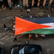 Demonstrationer i Danmark till stöd för Palestina.