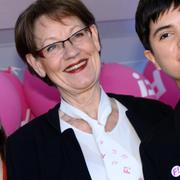 Stina Svensson, Gudrun Schyman och Sissela Nordling Blanco från Feministiskt initiativ.