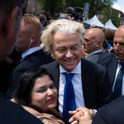 Gert Wilders under valrörelsen.