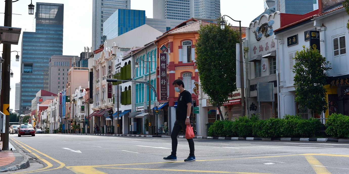 Arkivbild från Singapore.