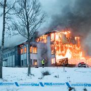 Branden på skidanläggningen Säfsen. 