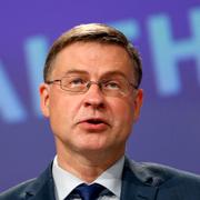 Dombrovskis.  Johanna Geron / AP