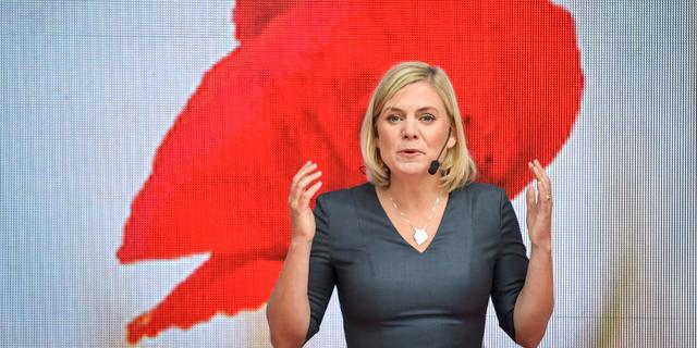Finansminister Magdalena Andersson (S) under Almedalen. Janerik Henriksson/TT / TT NYHETSBYRÅN