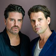 Sigge Eklund och Alex Schulman 2015.