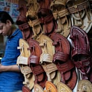 Indiska Kolhapuri-skor