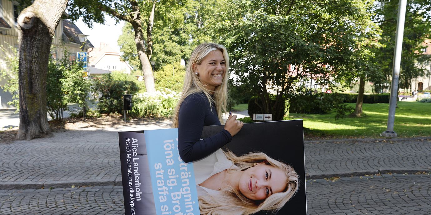 Alice Landerholm i Strängnäs, 9 augusti.