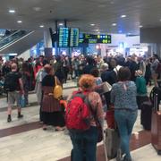 Tågpassagerare fast på Stockholms Central efter en kabelbrand som skedde på förmiddagen fortsätter att ställa till det för tusentals tågresenärer på väg till och från Stockholm.