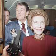 Ronald och Nancy Reagan 1989/Donald Tusk.