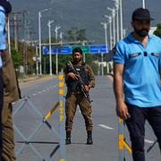 Kushner/säkerhetspersonal i Islamabad vid tidigare möte.