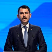 Turkiets klimatminister Murat Kurum under ett tidigare COP-möte.