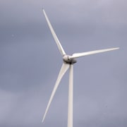 Genrebild på ett vindkraftverk.