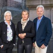 Från vänster: Eva-Britt Sjöberg (KD), Sophia Jarl (M) och Reidar Svedahl (L) i Norrköpings kommun.