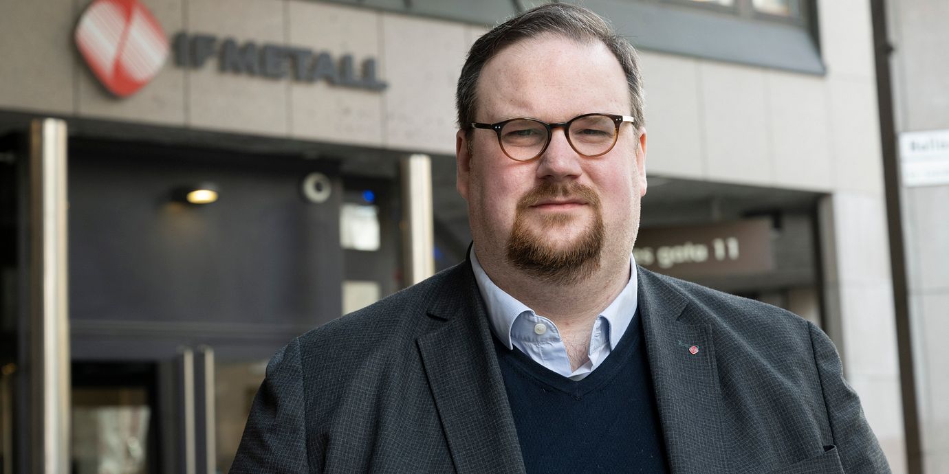 Simon Petersson, avtalssekreterare på IF Metall.