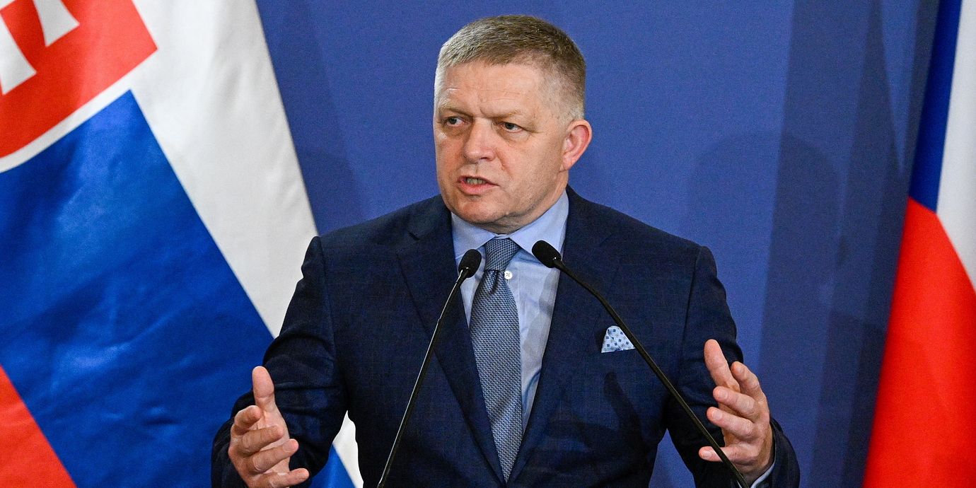 Slovakiens premiärminister Robert Fico.