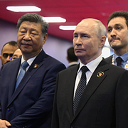 Donald Trump, Xi Jinping och Vladimir Putin.