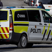 Polis utanför stortinget.