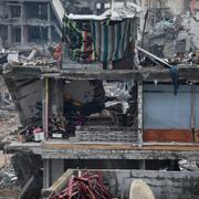 Stora delar av Gaza ligger i ruiner. Bilden är från Gaza stad den 14 november 2025.