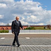 Vladimir Putin i Moskva förra veckan.