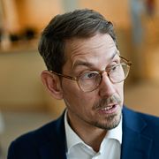 Centerpartiets utbildningspolitiske talesperson 
Niels Paarup-Petersen i riksdagshuset den 17 februari i år.
