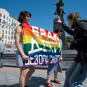 Hbtq-protest i Moskva 2012.