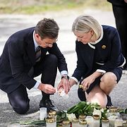 Statsminister Ulf Kristersson (M) och S-ledaren Magdalena Andersson.