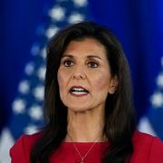 Nikki Haley under onsdagens tal. 