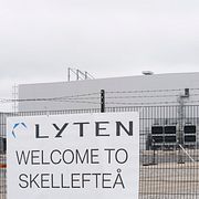 Den amerikanska batteritillverkaren Lyten köpte konkursade Northvolts tillgångar. Här batterifabriken i Skellefteå.