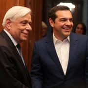 Prokopis Pavlopoulos och Alexis Tsipras.