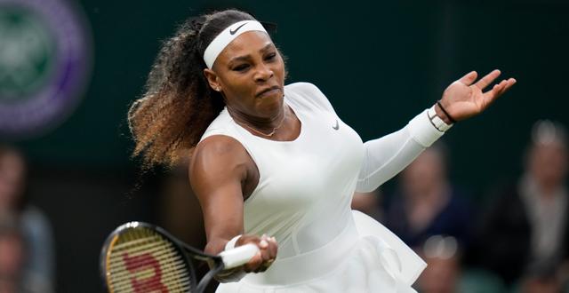 Serena Williams under Wimbledon Kirsty Wigglesworth / AP
